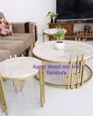 Round coffee Table by Naveed Rock
