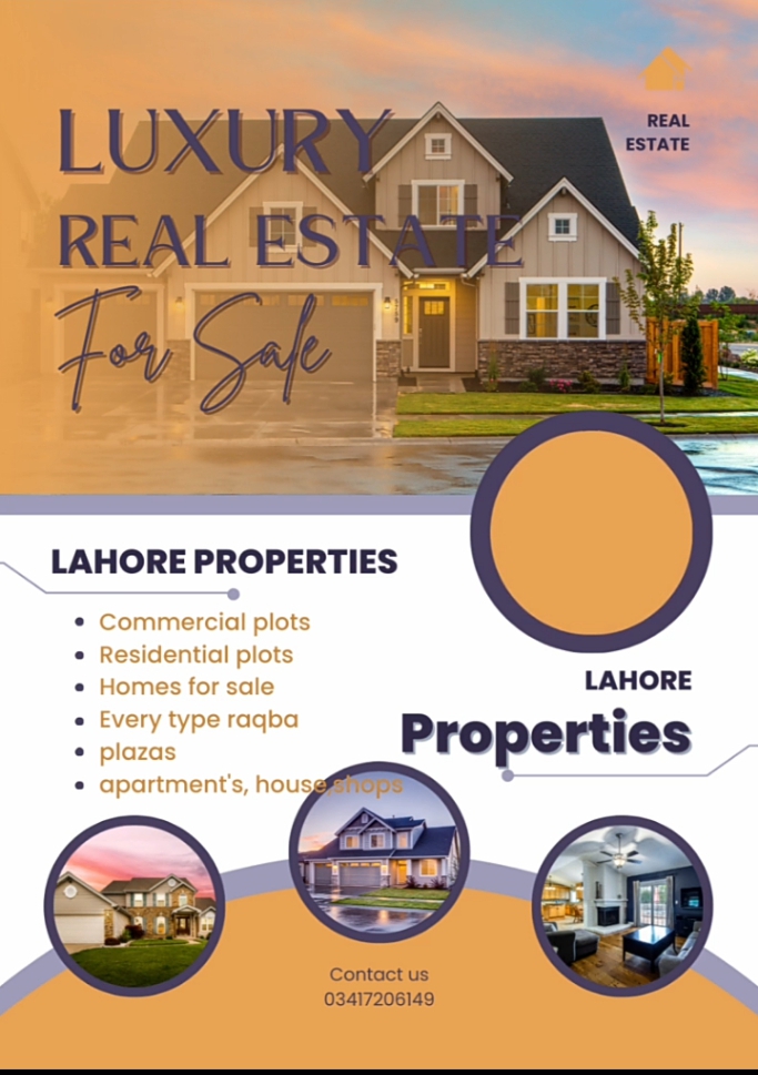 Lahore properties available, all types of properties available,landetc by Ahmed Abrar