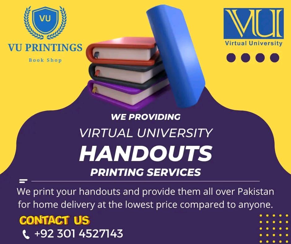 Vu oxford Handouts shop by Abdullah Freelancer