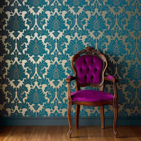 Wallpaper,pvc panel,wood&vinyl floor,kitchen,led rack,ceiling,blind 03 by Cricket Tv