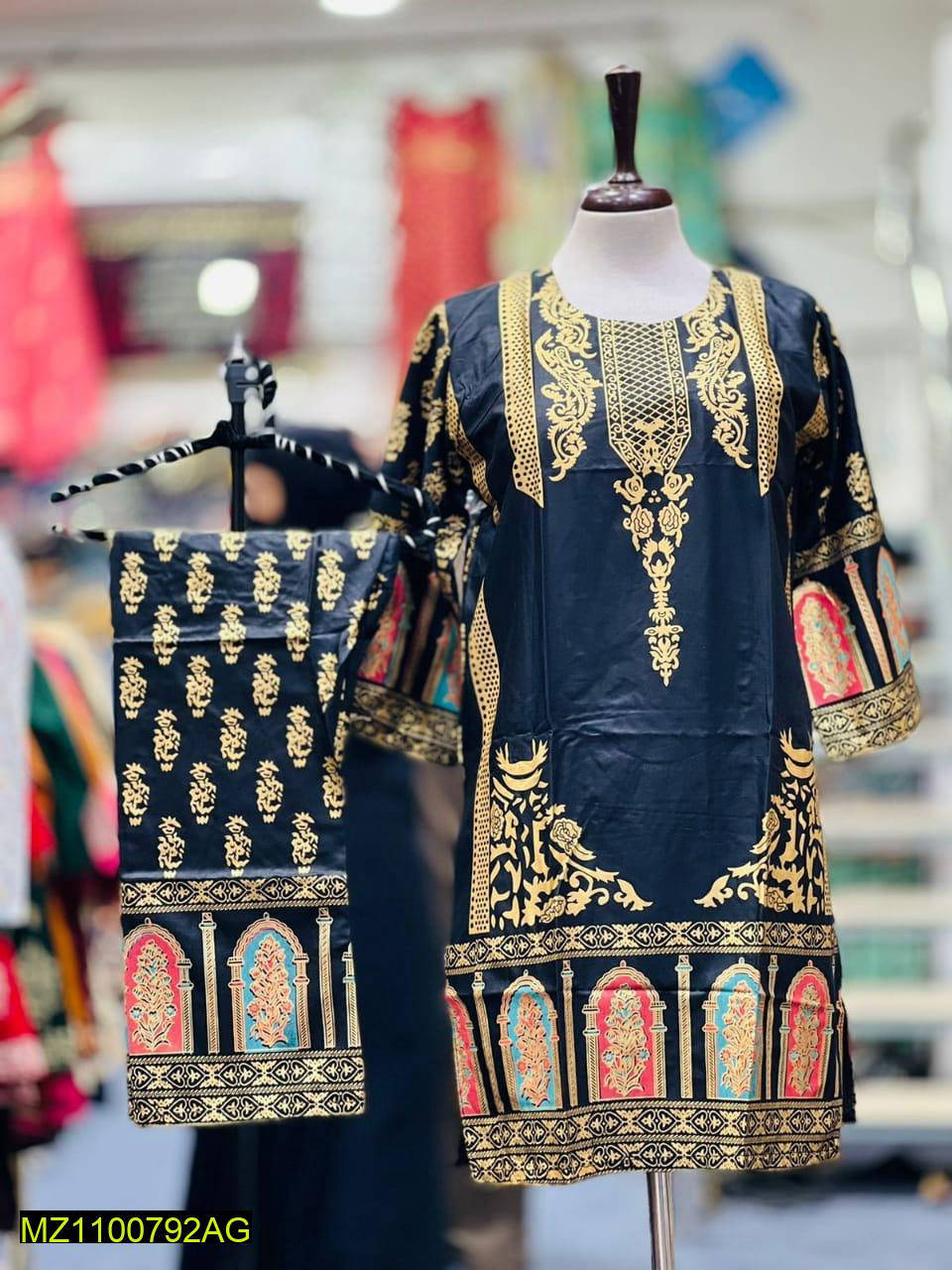 2 pcs women unstitched clothes by WhatsApp Status poetry