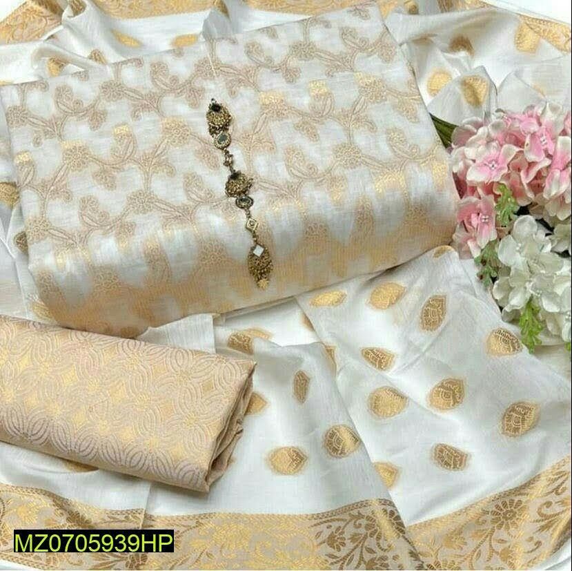 Women unstiched cloth by Aqsa Siddique