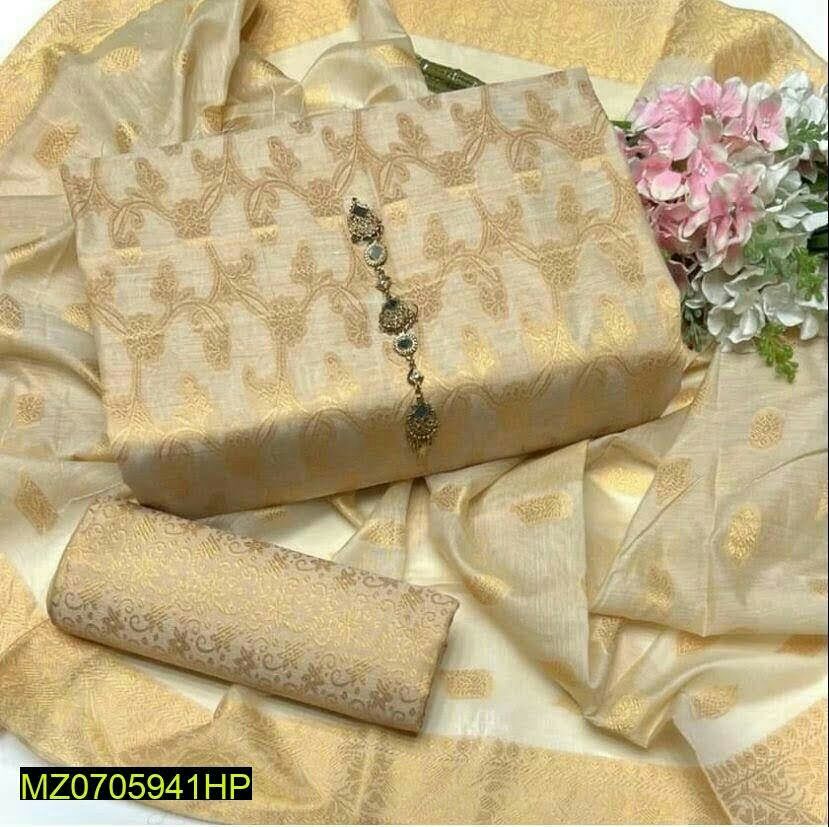 Women unstiched cloth by Aqsa Siddique