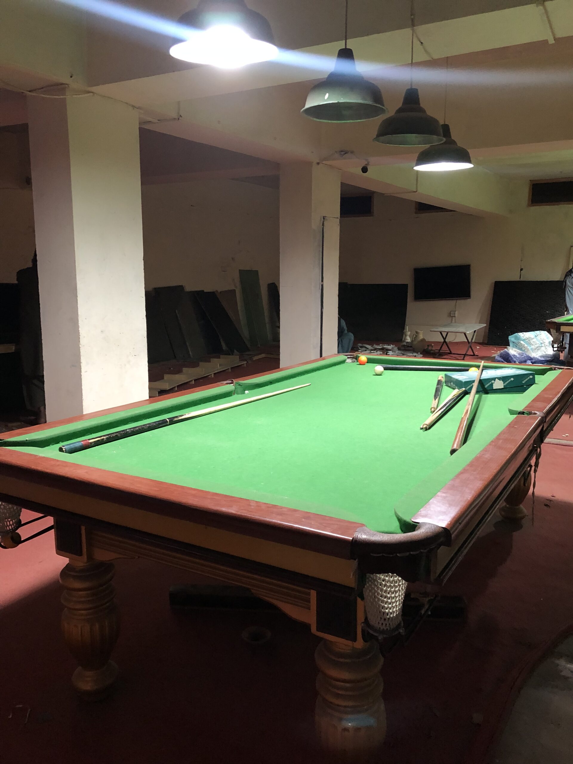 Used snooker table small size by Fun and learning