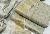 Women unstiched cloth by Aqsa Siddique