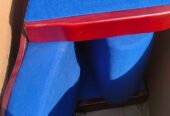 blue iac 018 Puch back tip up theater chairs Blue by Arshad Mehmood