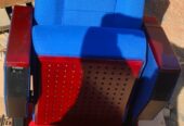 blue iac 018 Puch back tip up theater chairs Blue by Arshad Mehmood
