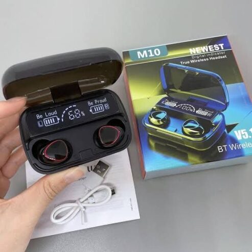 M10 Earbuds ( Free Delivery ) – M10 Wireless Bluetooth Headse by Shahzaib King
