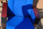 blue iac 018 Puch back tip up theater chairs Blue by Arshad Mehmood