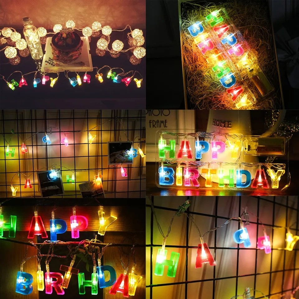 Happy Birthday Lights by Danish Rehman