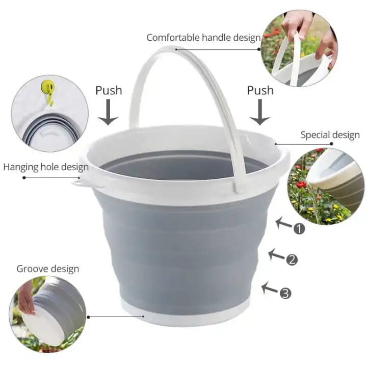 Foldable Bucket by Danish Rehman