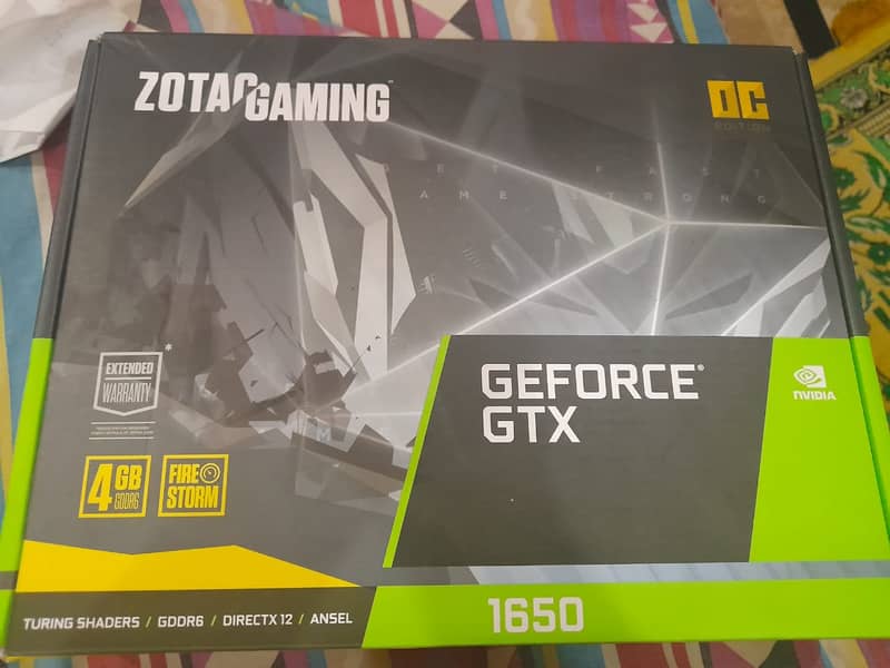 Nvedia GForce GTX 1650 4GB OC DDR6 by Faizan Ahmed