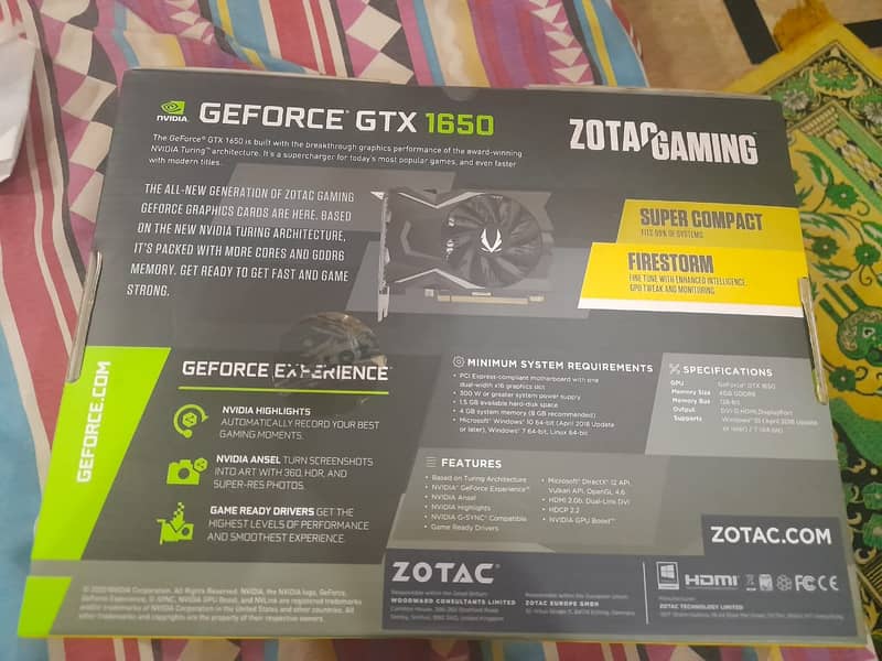 Nvedia GForce GTX 1650 4GB OC DDR6 by Faizan Ahmed