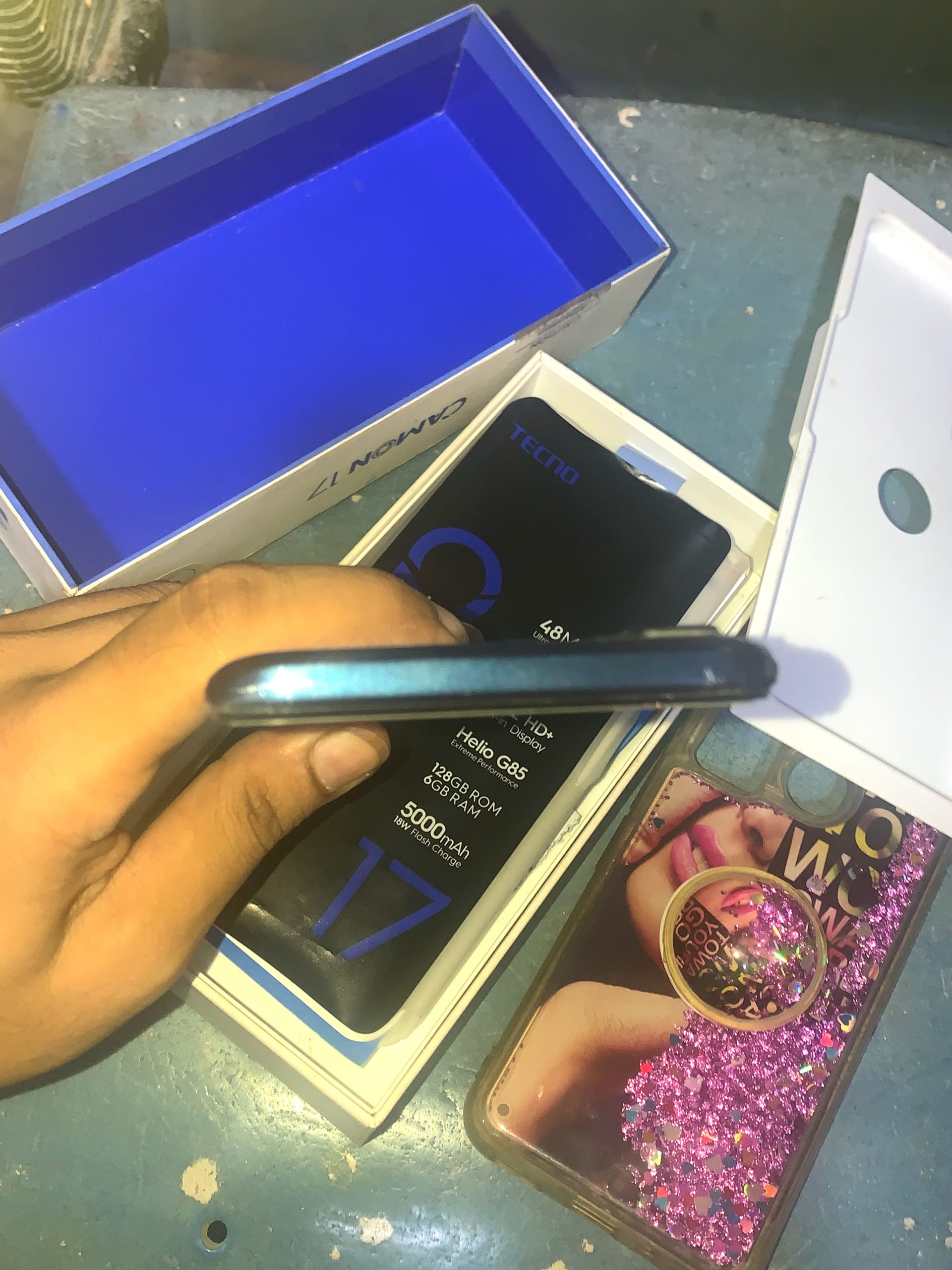 Tecno camon 17 6/128 with box by Yousuf Shah