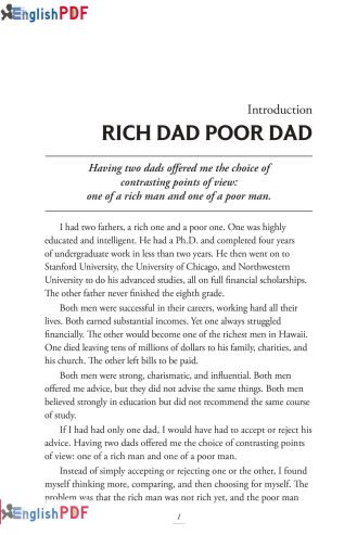RICH DAD POOR DAD BOOK by IBRAHIM BHATTI