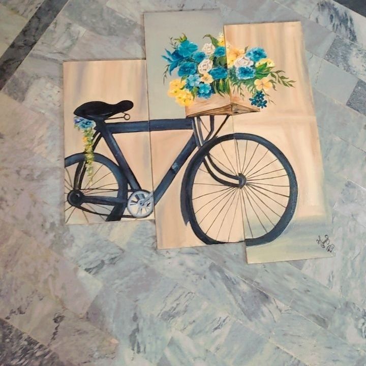 Canvas painting by Hira Khan