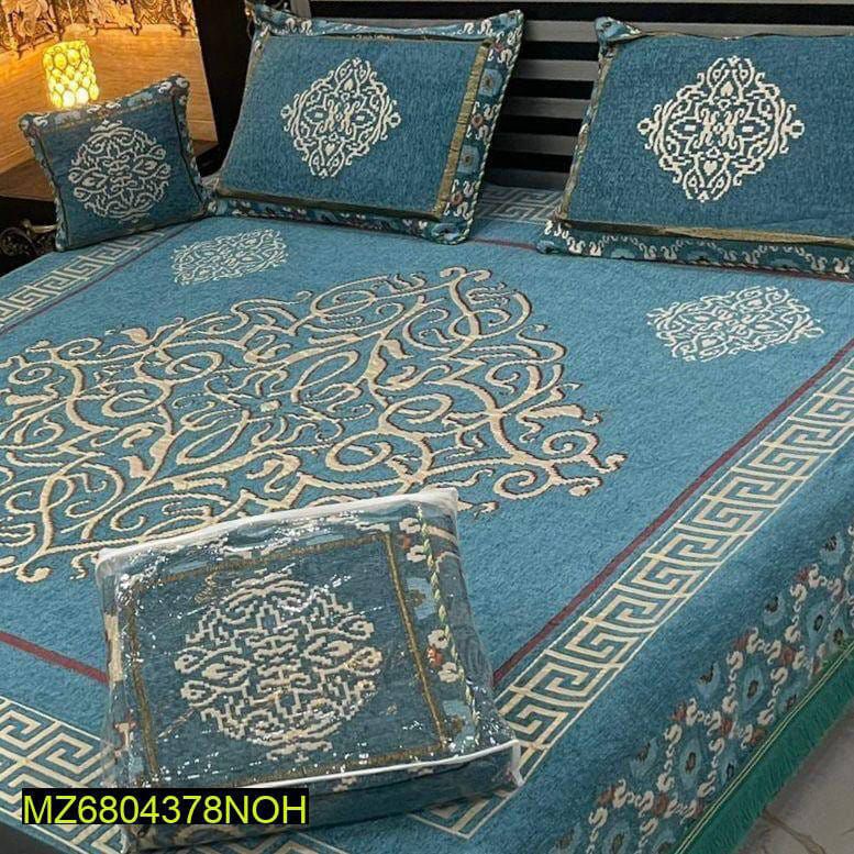 Velvet Bed sheet set by Naseem Malik