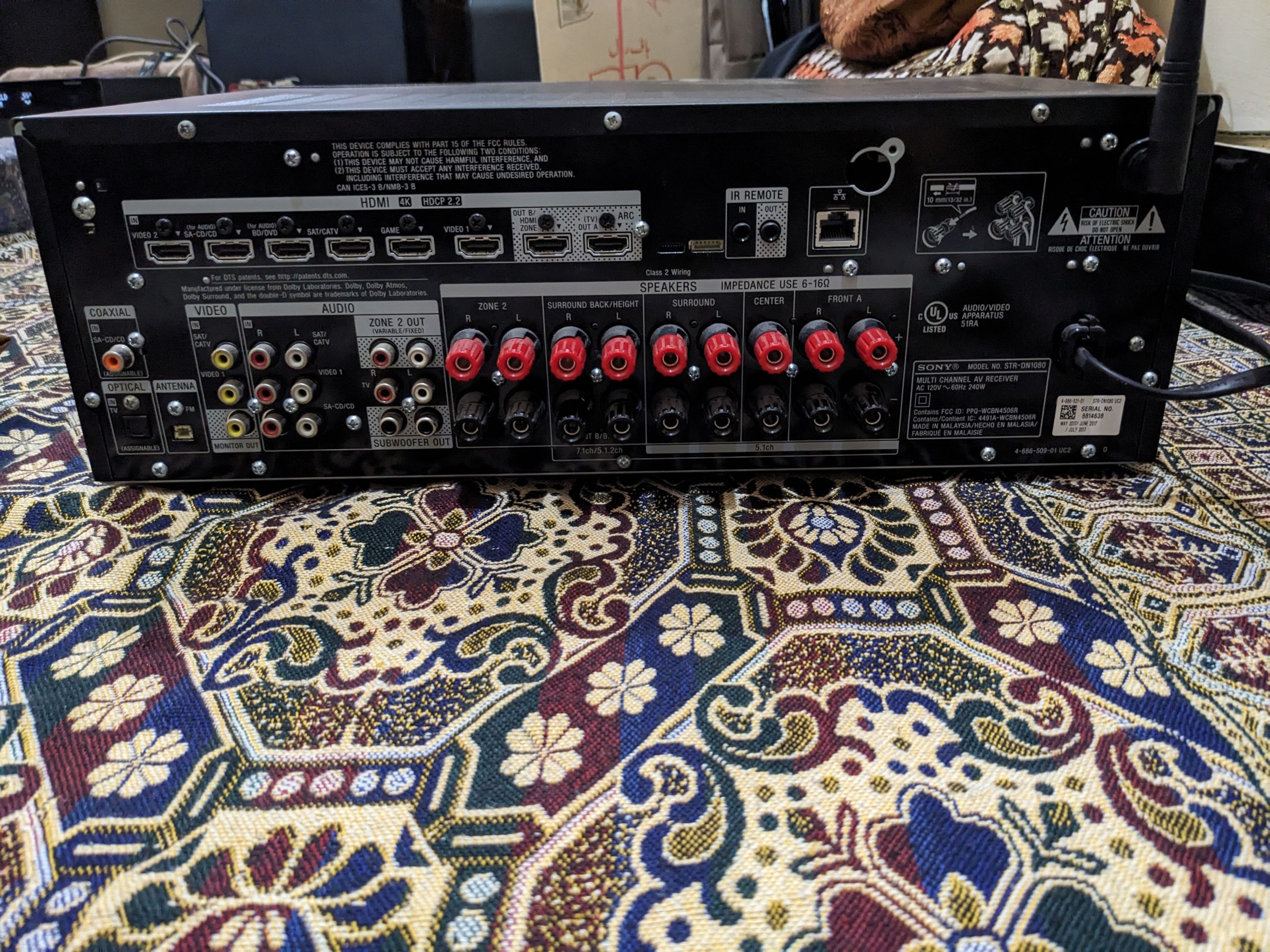 Sony Str-dn1080 AV Receiver by Zain Ali