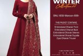 *Brand: Bareeze 898* *Category:* 3 piece *Fabric:* Best Quality A+ Dha by Mohammad Kamran