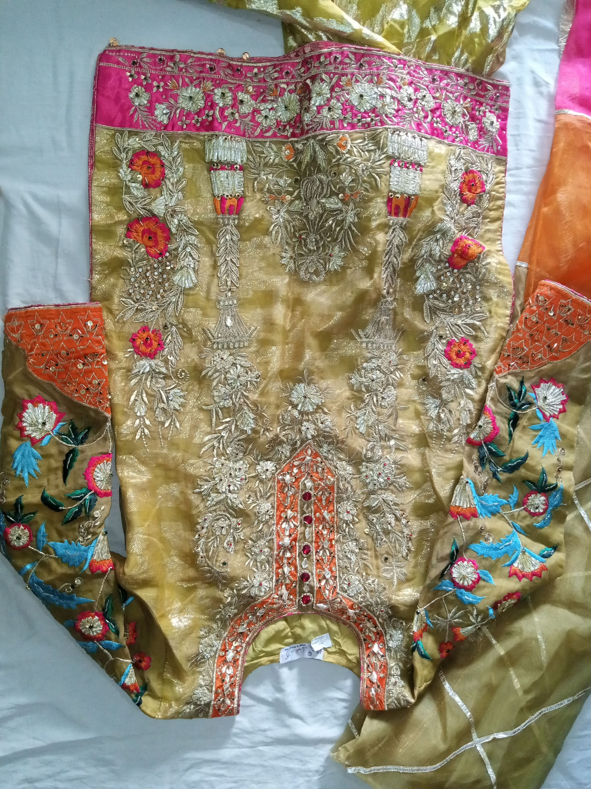 New Party wear adult large size ghara suit of A.G Fashion Boutique Tar by Adnan Asghar