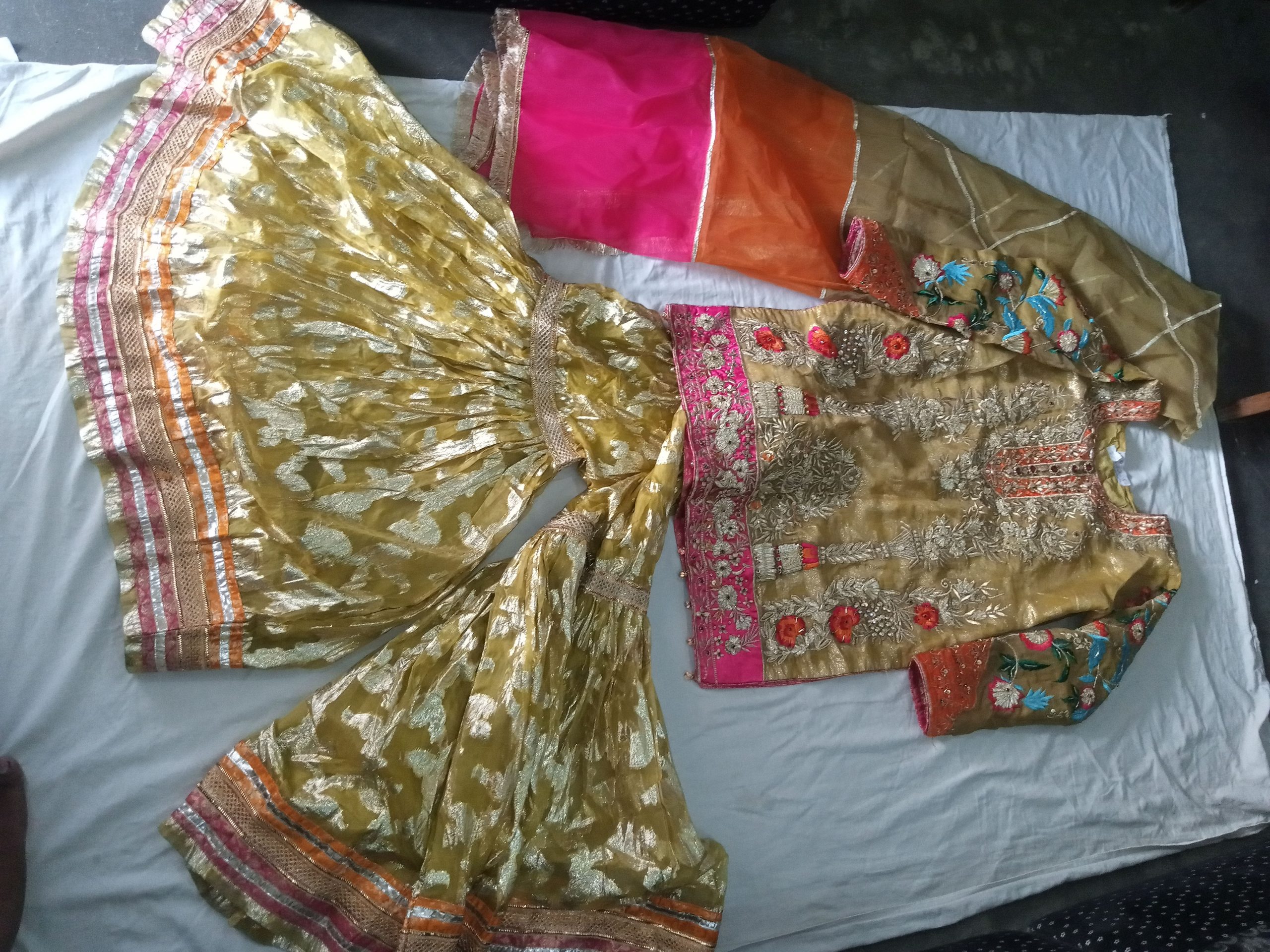 New Party wear adult large size ghara suit of A.G Fashion Boutique Tar by Adnan Asghar