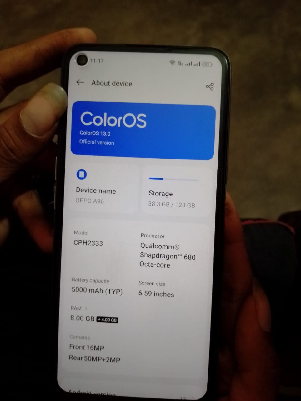Oppo a96 by Zeshan Meo