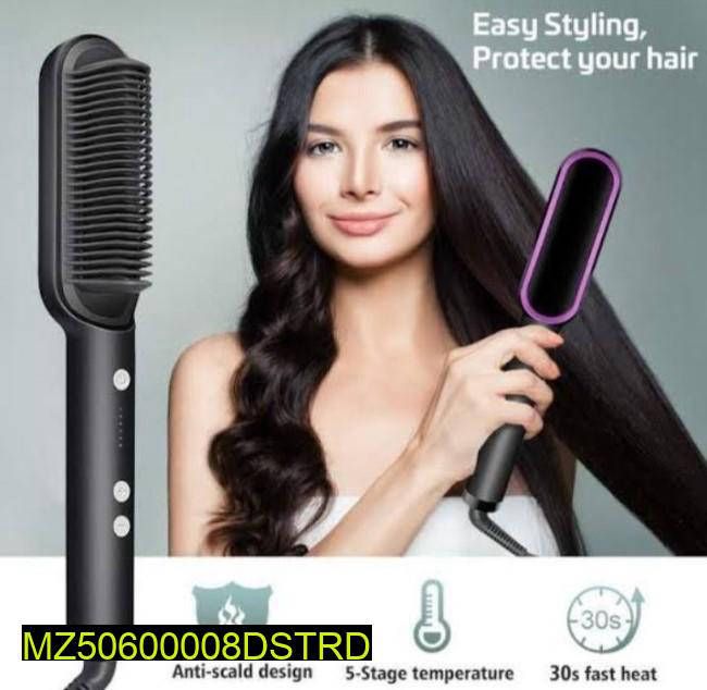 909 HAIR STRAIGHTENER BRUSH by hamna ch
