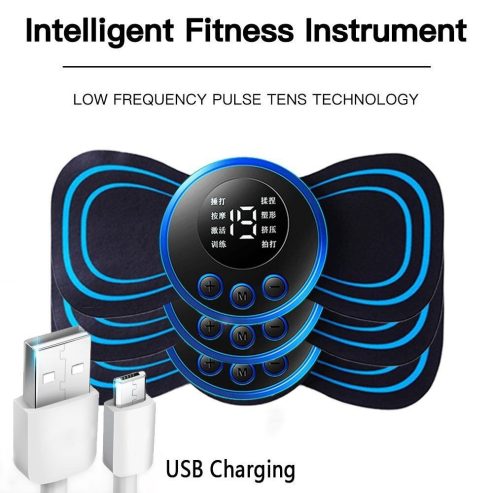 EMS Butterfly Neck Massager Rechargeable and Portable Massage all musc by Muhammad Usman Shaikh