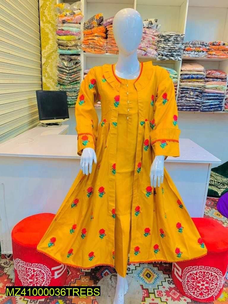 Shamoz silk suit by Naseem Malik