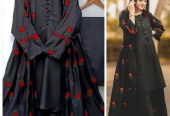 Shamoz silk suit by Naseem Malik