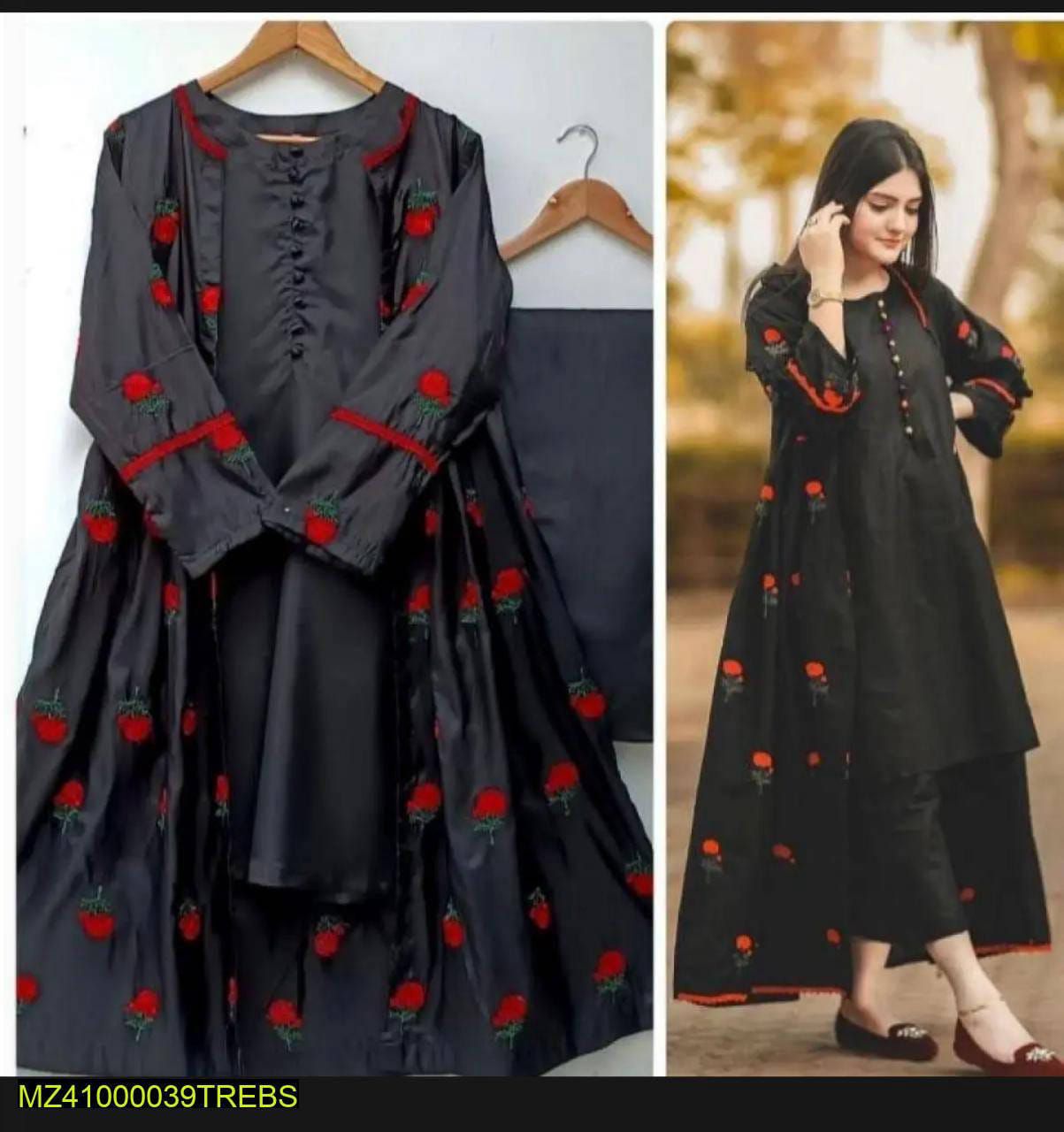 Shamoz silk suit by Naseem Malik