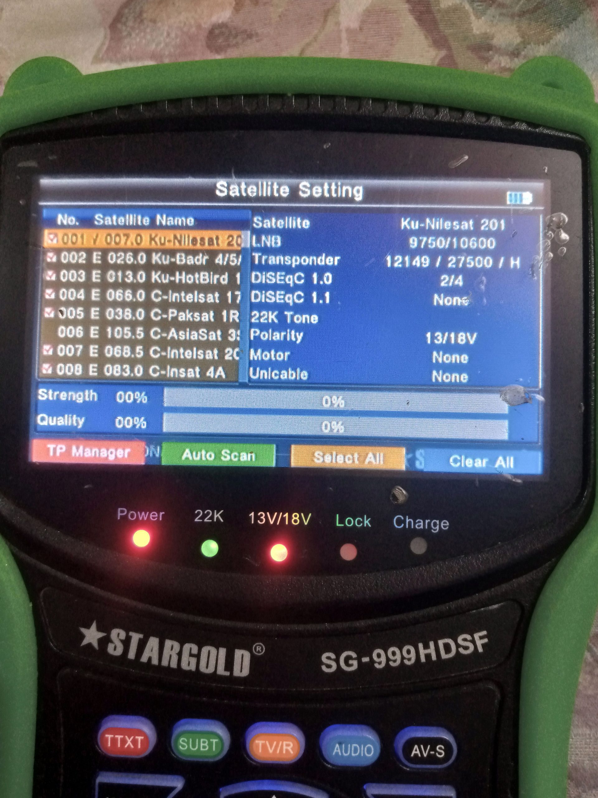 STARGOLD digital satellite finder (DISH ANTINA) signal finder by Tariq Bhatti