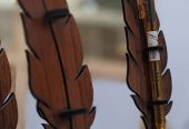 Wooden Pen and Bol Point Stand by Sadaat Accessories