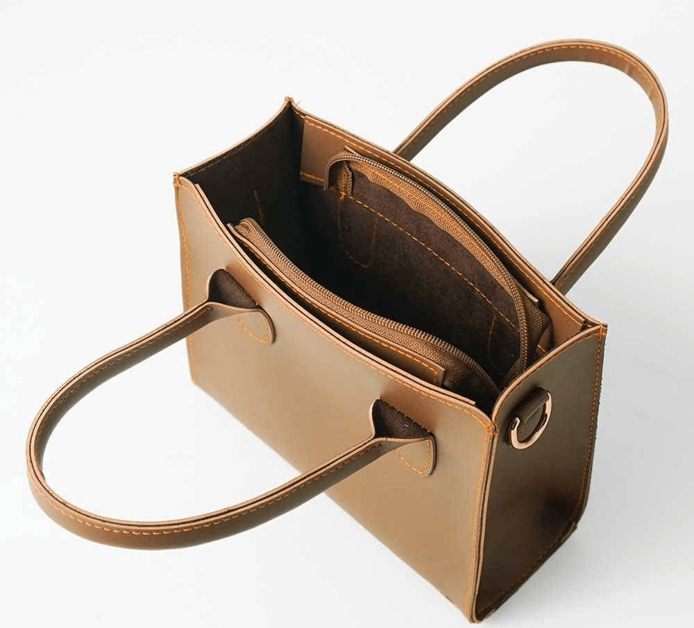 LEATHER BAG FOR WOMENS by TAHA ANSARI