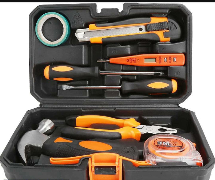 9 Pcs Home Repairing Tool Set Kit by Ashiq ullah