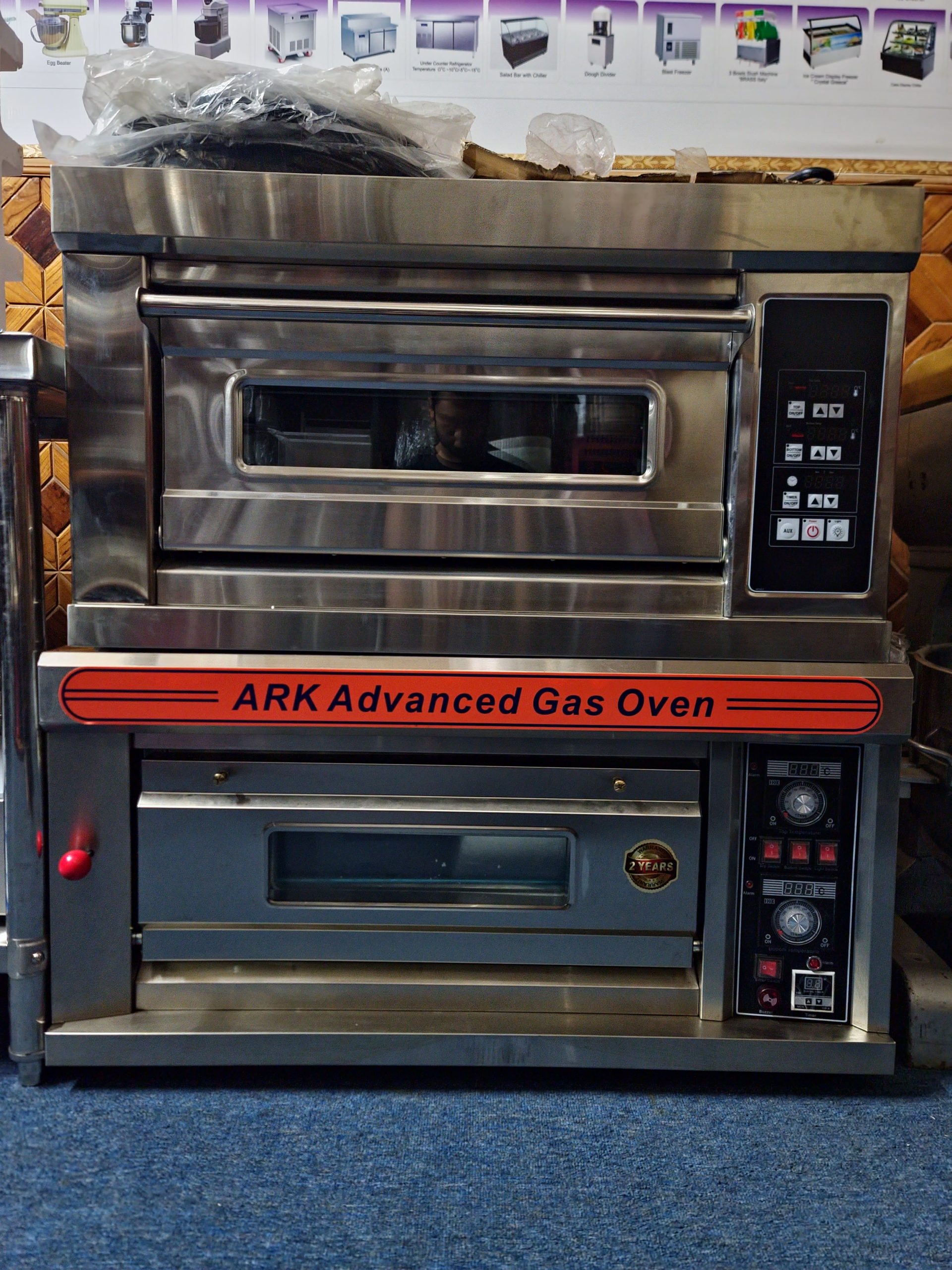 Pizza oven deep fryer shawarma counter by Restaurant Kitchen cousin machinery