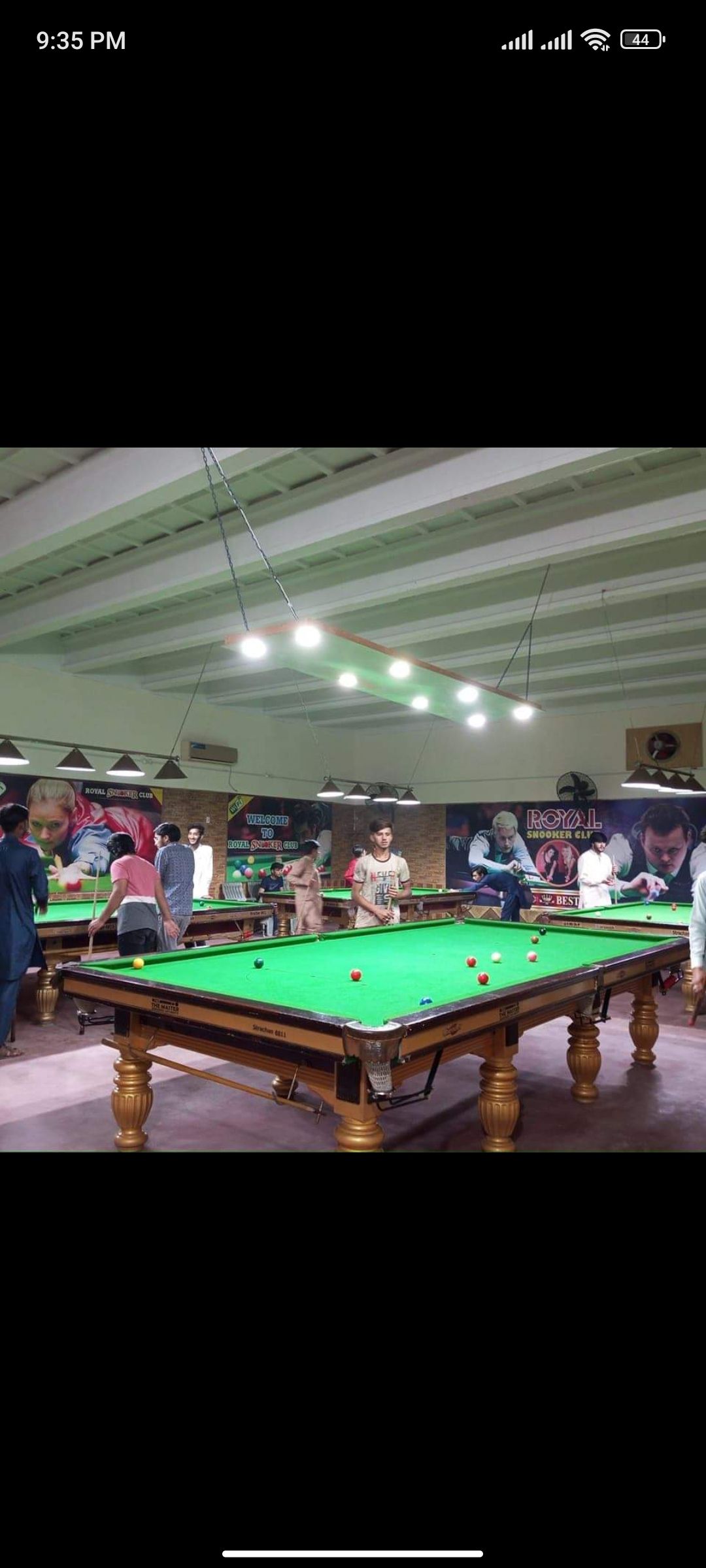Snooker club for sale by Ali Mouzzam