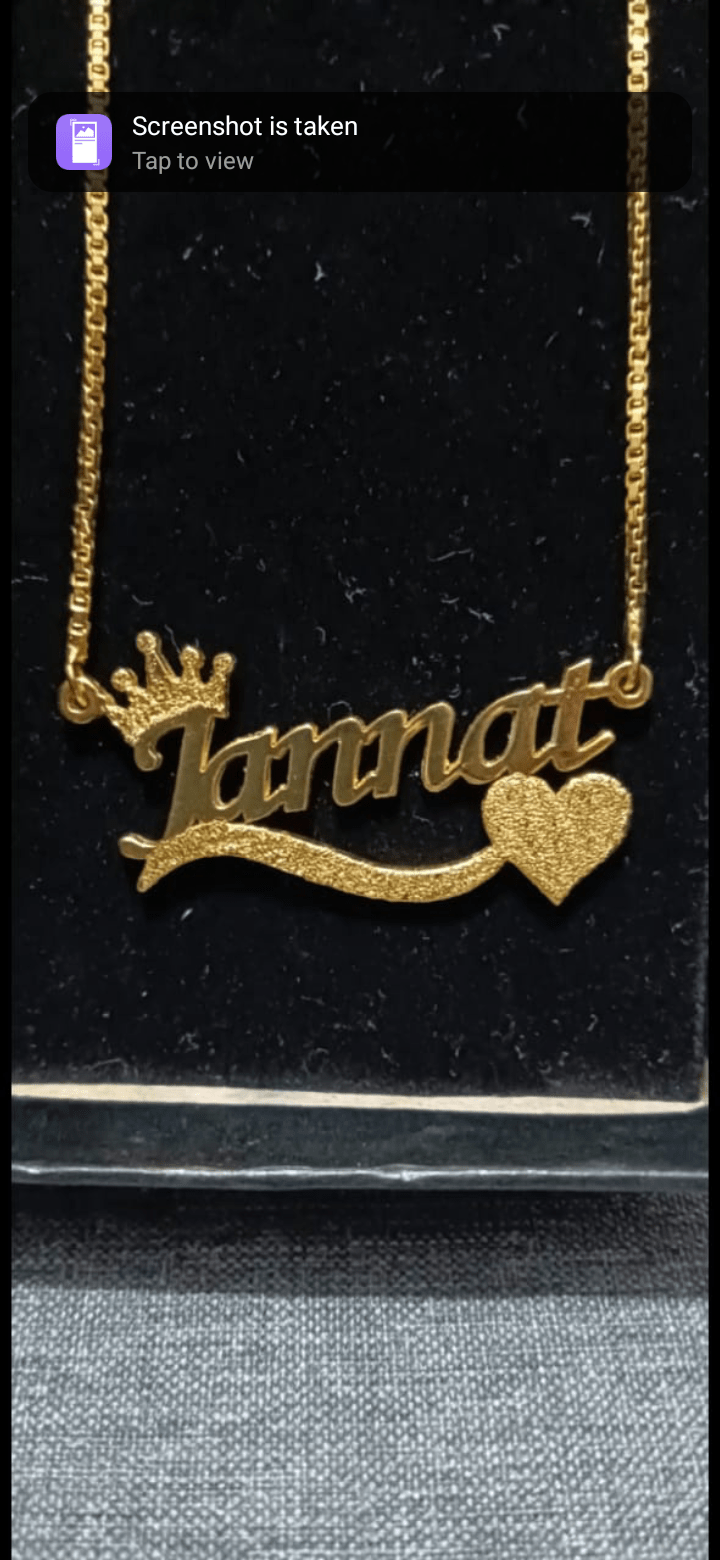 Jannat name locket by Hidayah Institute
