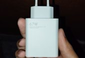Redmi original 67 watt adapter with free cable turbo charge ( XIAOMI ) by Abdullah Tahir