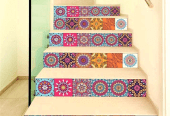 Self Adhesive Tile Stickers For Home Decor pack of 24 by TAHA ANSARI