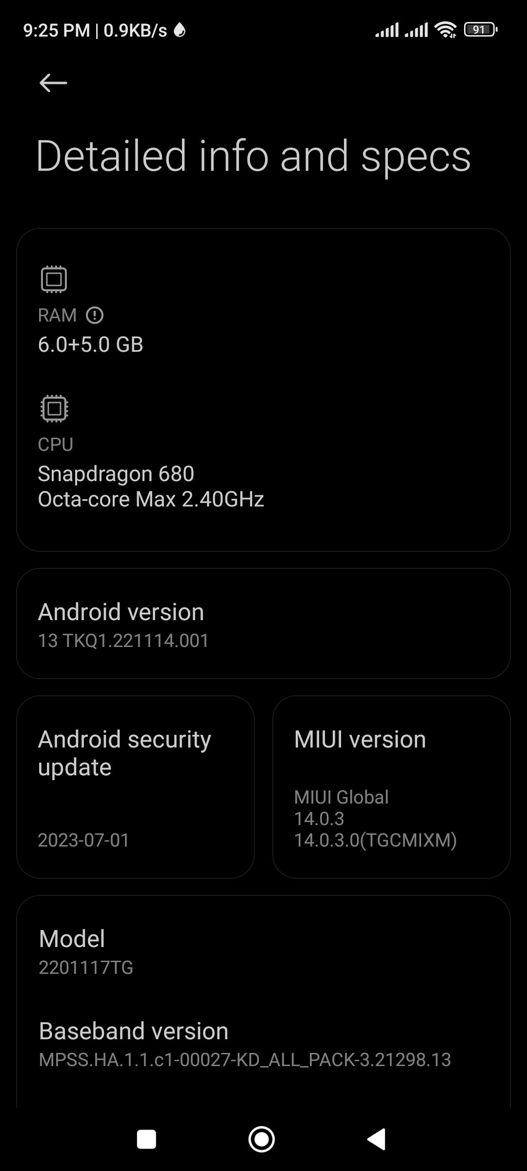 Radmi note 11 6 128 03302593692 by Rahmat Shah