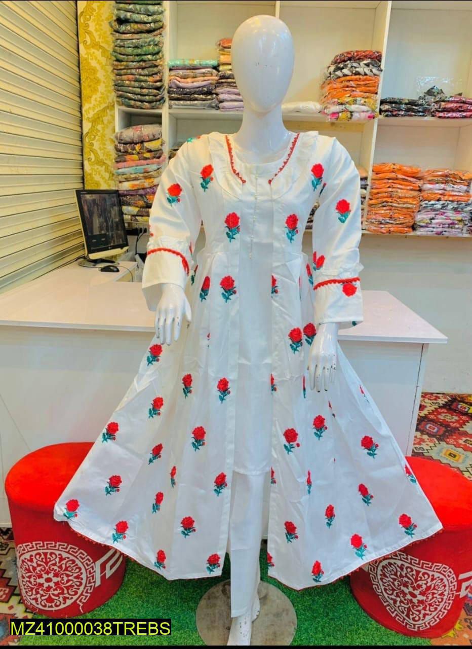 Shamoz silk suit by Naseem Malik