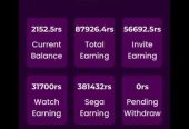 SegaEarn daily Earn 3000 to 5000 by AYESHA SADIQA