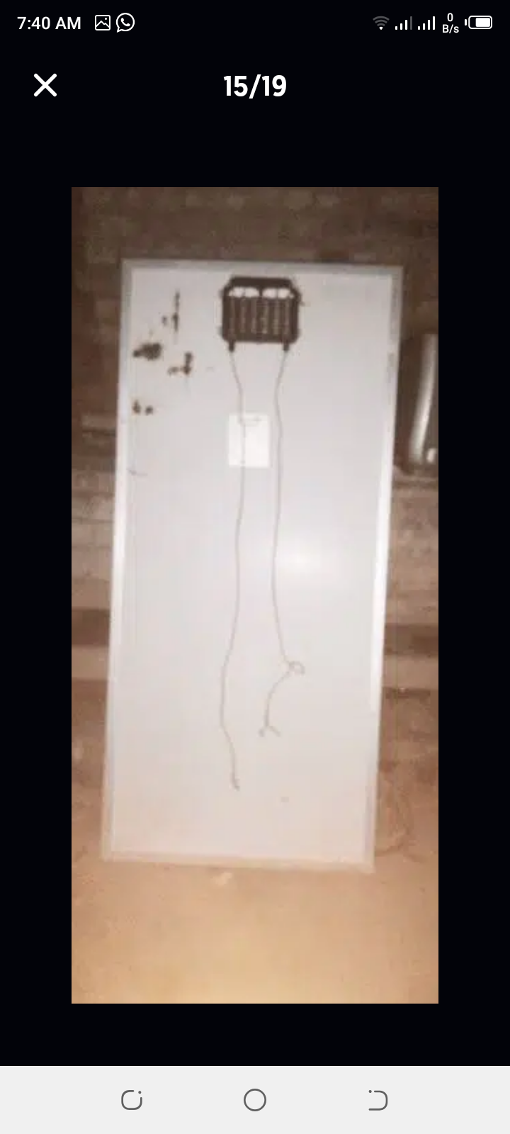 Cell Germany kii 170 Watt 8 amp walli solar plate 01 pace urgent sell by Waris Memon