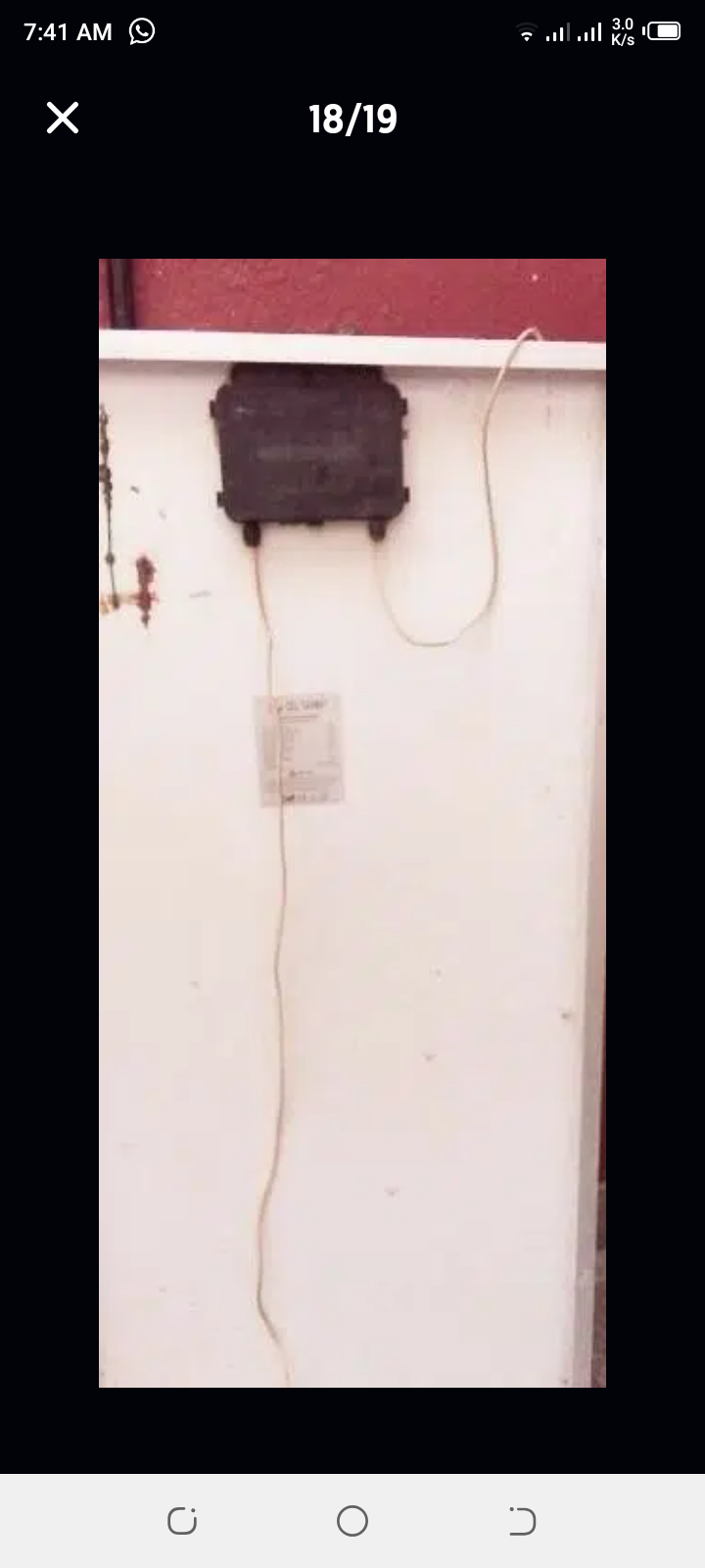 Cell Germany kii 170 Watt 8 amp walli solar plate 01 pace urgent sell by Waris Memon