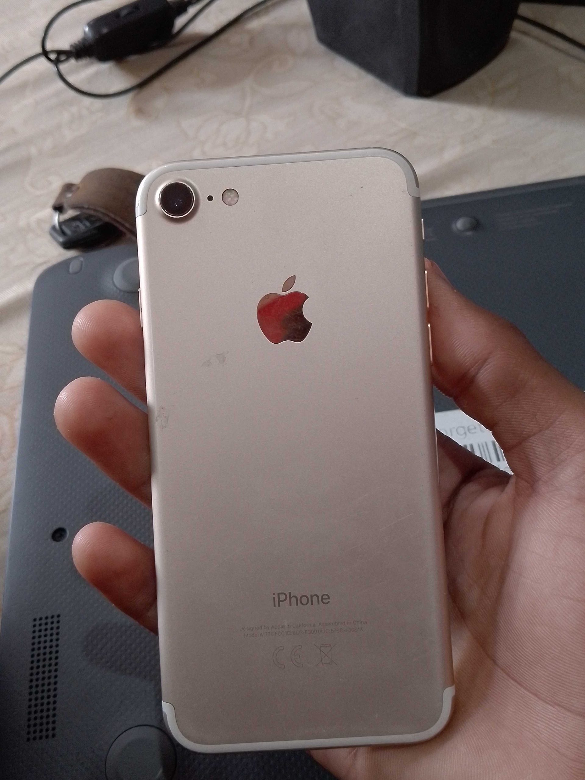 IPhone 7 for sale condition 7/10. Issue front glass changing and front by Sanwal Javed