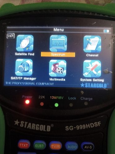 STARGOLD digital satellite finder (DISH ANTINA) signal finder by Tariq Bhatti