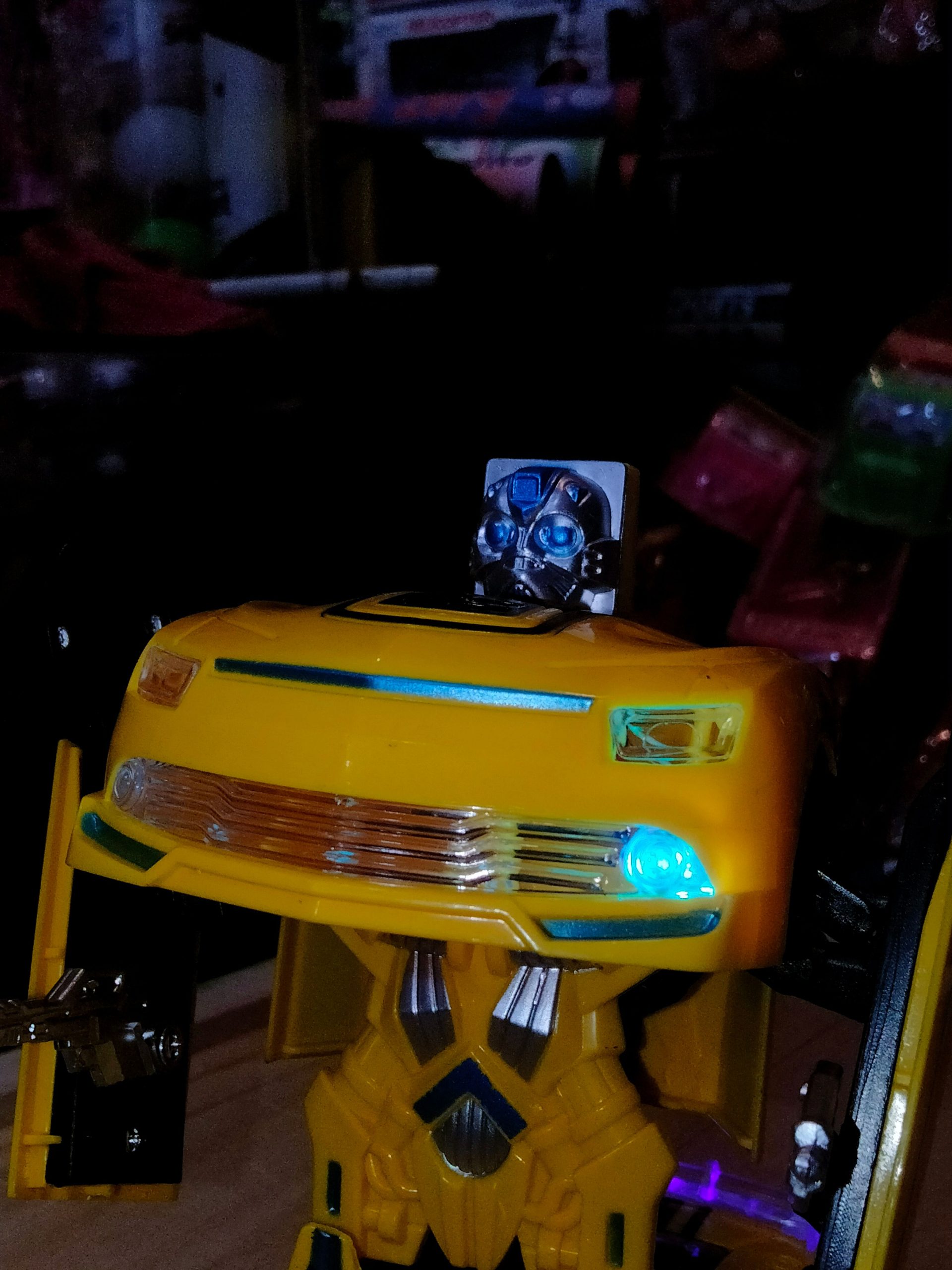 Robot Deformation Car with Rechargeable Battery with music by Sadaat Accessories