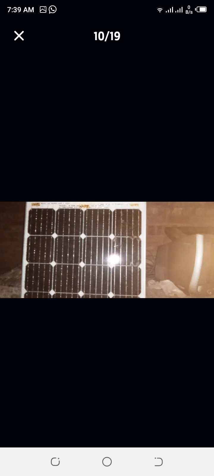 Cell Germany kii 170 Watt 8 amp walli solar plate 01 pace urgent sell by Waris Memon