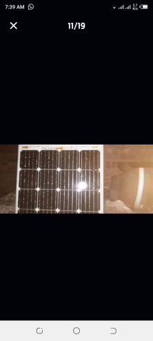 Cell Germany kii 170 Watt 8 amp walli solar plate 01 pace urgent sell by Waris Memon